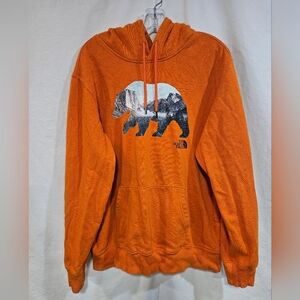 The North Face Vibrant Orange Bear Hoodie